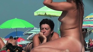 Nude beach voyeur spy cam  naked nudists